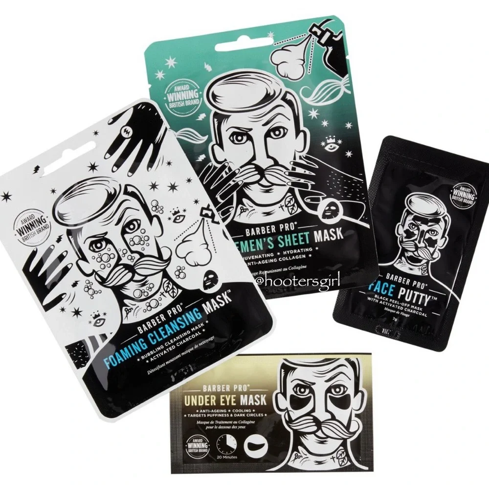 💈Barber Pro Skin Revival Face Mask Set 4 Pack💈